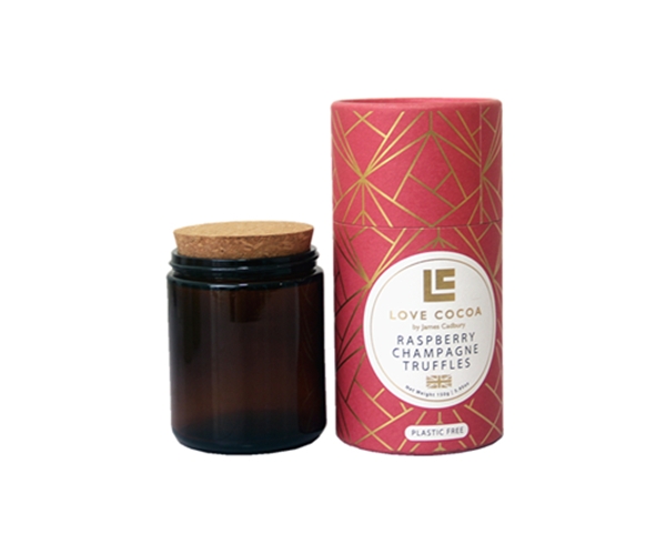 廠家定製 堅果紙筒盒 巧克力圓（yuán）筒盒 茶葉 幹貨糖果紙罐